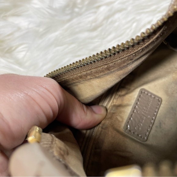 Cole Haan Village Sheila Crossbody Metallic Leather Purse - Picture 7 of 9